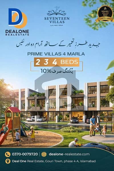 Modern And Luxury Villas In Islamabad (4 MARLA)