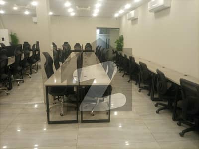 Brand New Furnished Office for Rent in Gulberg, Very Hot Location for (Call center + Software house + Marketing Office & Other Setup as You Want)