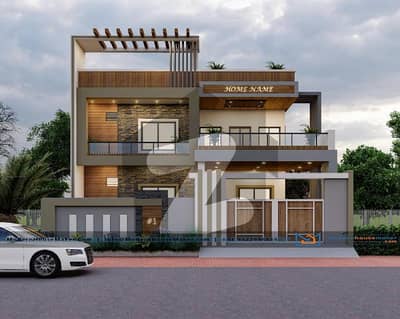 40*80 cda transfer good location triple story brand new corner house available in g-9/1