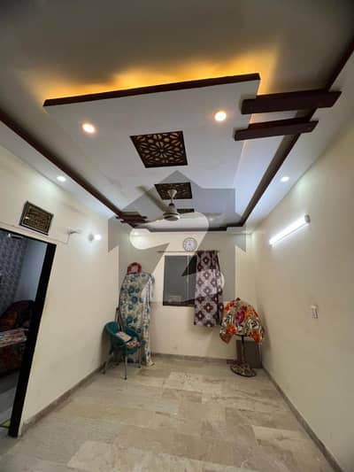 1st Floor Flat Available For Sale 2 Bed Lounge 77 Sq. yd At Liaquatabad Block 5