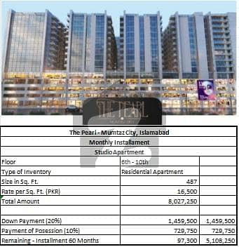 2 Bed Apartment For Sale In Mumtaz City, The Pearl