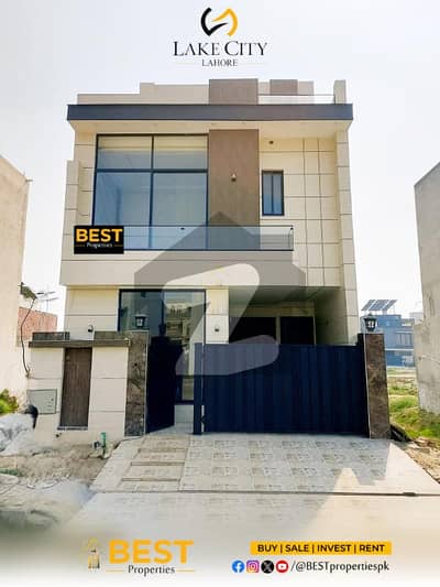 لیک سٹی - سیکٹر ایم-7بی لیک سٹی,رائیونڈ روڈ,لاہور میں 4 کمروں کا 5 مرلہ مکان 3.1 کروڑ میں برائے فروخت۔