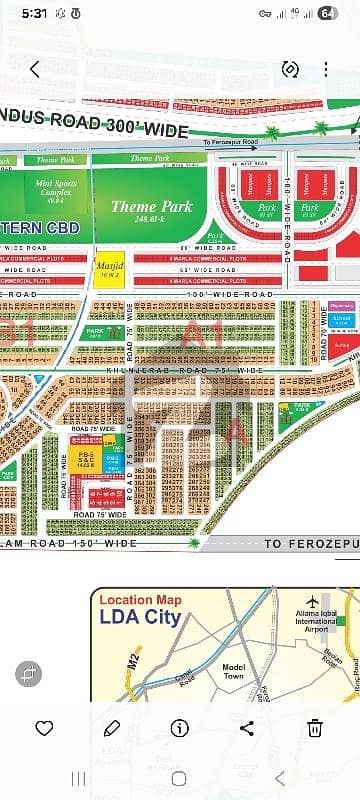 ایل ڈی اے سٹی فیز 1 ۔ بلاک اے ایل ڈی اے سٹی فیز 1 - جناح سیکٹر,ایل ڈی اے سٹی فیز 1,ایل ڈی اے سٹی,ایل ڈی اے روڈ,لاہور میں 1 کنال رہائشی پلاٹ 1.2 کروڑ میں برائے فروخت۔