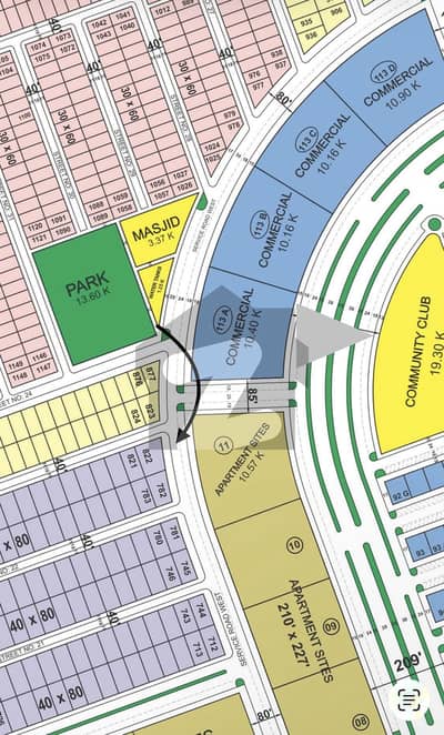 فیصل ہلز اسلام آباد میں 1 کنال رہائشی پلاٹ 2.2 کروڑ میں برائے فروخت۔