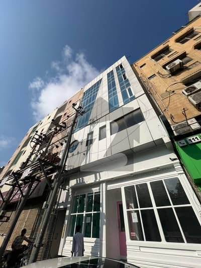 Office available for rent 3rd floor with lift 2 Bath 1 Kitchen Main Saba avenue Small Bukhari commercial closed to main Khy Itehad 24/7 Gate keeper Best For Sort of any Business