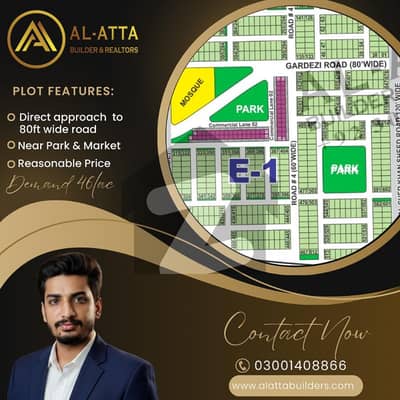 E 10 Marla Prime Location Plot Available For Sale