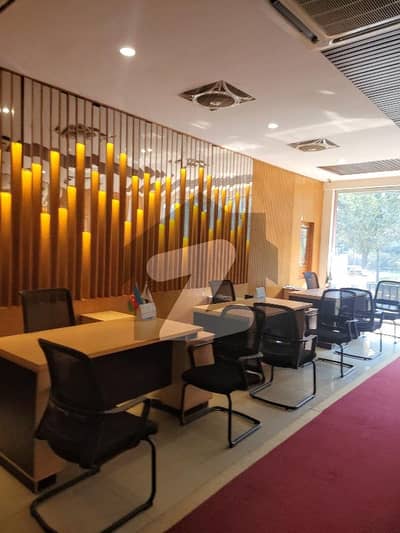 Fuilly Furnished Luxury Office Available For Rent On Sharing Basis Per Seat On Main Boluevard Johar Town Lahore