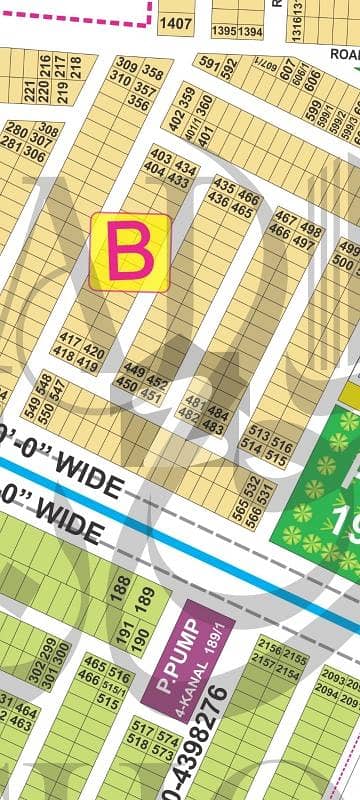 DHA 9own corner 9marla plot