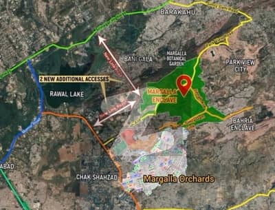 مارگلہ انکلیو مارگلہ ایونیو,اسلام آباد میں 1 کنال رہائشی پلاٹ 6.5 کروڑ میں برائے فروخت۔
