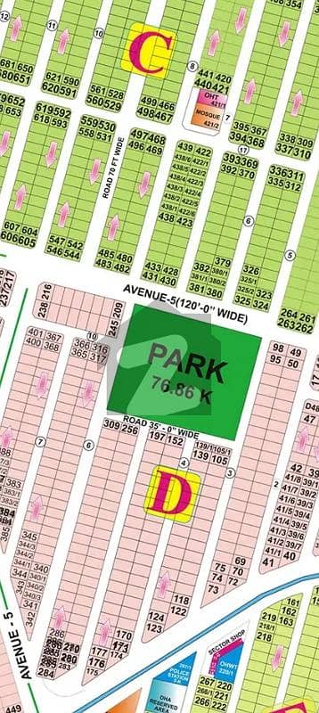 ڈی ایچ اے فیز 6 - بلاک ڈی فیز 6,ڈیفنس (ڈی ایچ اے),لاہور میں 3 کنال رہائشی پلاٹ 21.5 کروڑ میں برائے فروخت۔