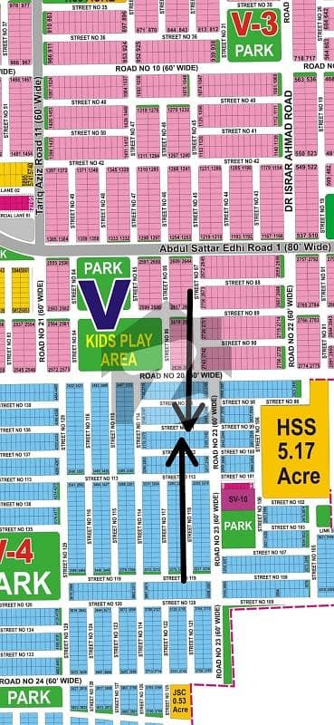 Stunning On Excellent Location Residential Plot Is Available For sale In DHA Phase 1 - Sector V