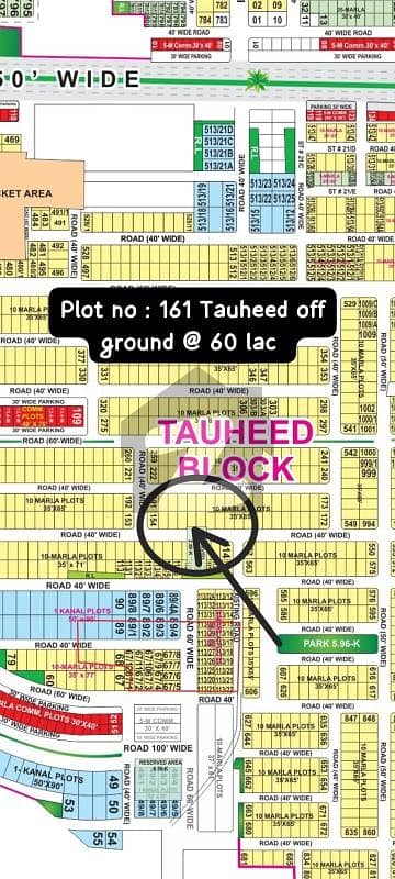 Urgent For Sale 10 Marla Plots In Tauheed Block Bahria Town