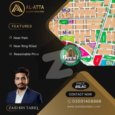 1 kanal plot available for sale near Ring road in sector M