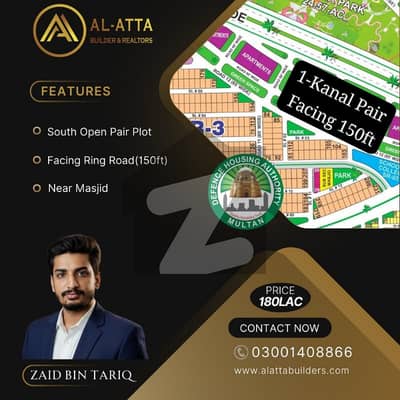1 kanal pair plot available for sale facing ring road