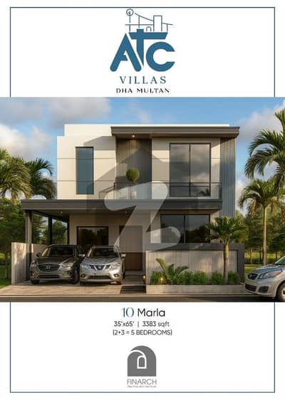 10 Marla Brand New House Available For Sale in ATC Villas DHA Multan On Installments