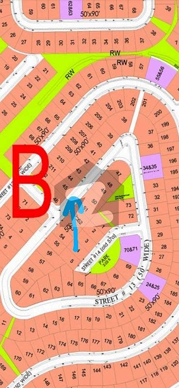 ڈی ایچ اے ڈیفینس فیز 3 ڈی ایچ اے ڈیفینس,اسلام آباد میں 1 کنال رہائشی پلاٹ 2.35 کروڑ میں برائے فروخت۔