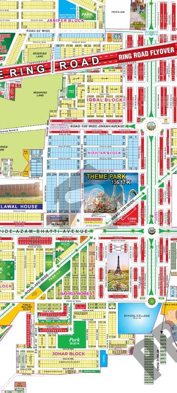 10 Marla On Ground Possesion Plot Near To Imtiaz Store For Sale In Nishtar Block Bahria Town Lahore