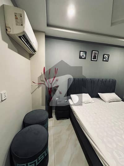 One Bedroom Luxury Full Furnished Apartments For Rent in Chambelli Block Near To Grand Masjid Bahria Town Lahore
