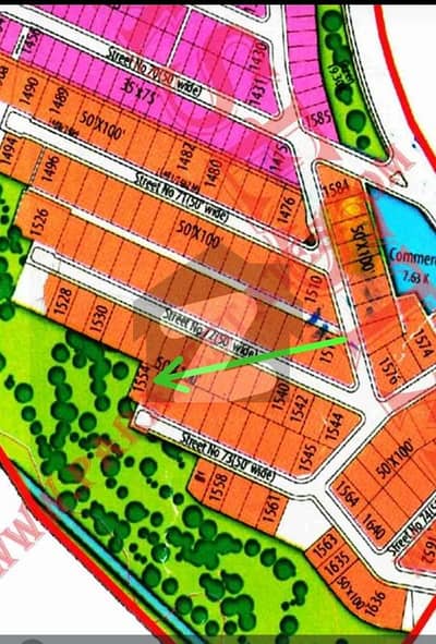 3.2 Kanal Plot no 1554. Street 73. Sector F. DHA 1. Islamabad