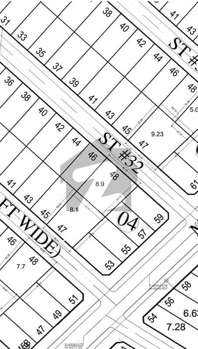 8.9 Marla Plot, Block-R Prime, New City Phase-2