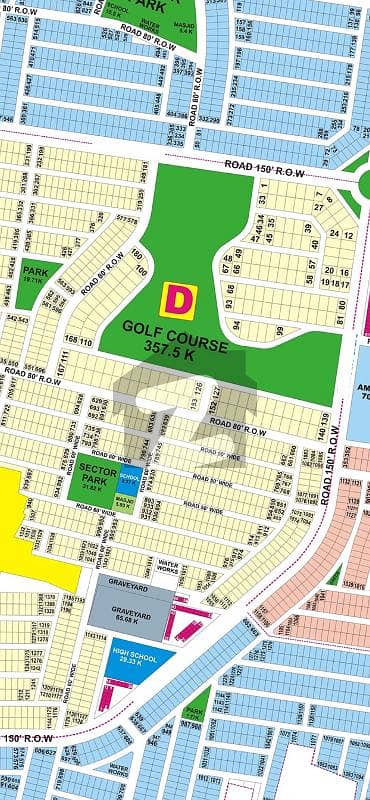 Prime 40 Marla Pair Plot in D Block, DHA Phase 9 Prism Hot Location Near Park