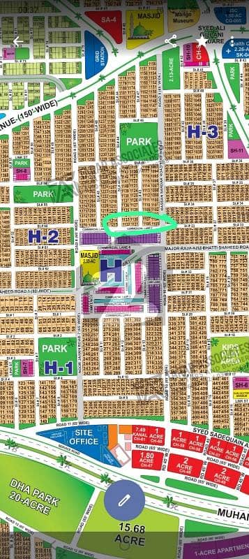 DHA Multan good location corner plot for sale