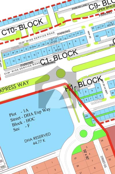 ایکسپریس وے کمرشل ڈی ایچ اے ڈیفینس فیز 5,ڈی ایچ اے ڈیفینس,اسلام آباد میں 8 مرلہ رہائشی پلاٹ 16.0 کروڑ میں برائے فروخت۔