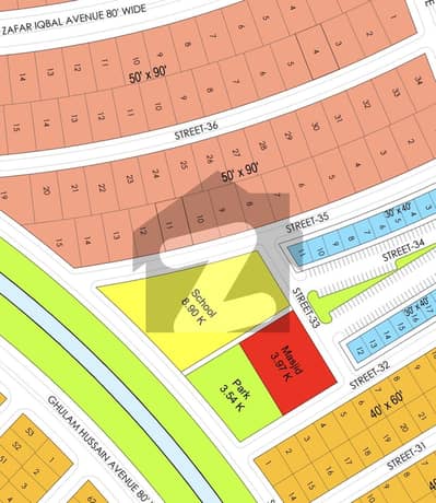 ڈی ایچ اے ڈیفینس فیز 5 ڈی ایچ اے ڈیفینس,اسلام آباد میں 1 کنال رہائشی پلاٹ 3.35 کروڑ میں برائے فروخت۔