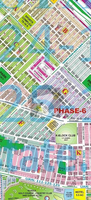 ڈی ایچ اے فیز 6 - بلاک جی فیز 6,ڈیفنس (ڈی ایچ اے),لاہور میں 1 کنال رہائشی پلاٹ 5.5 کروڑ میں برائے فروخت۔