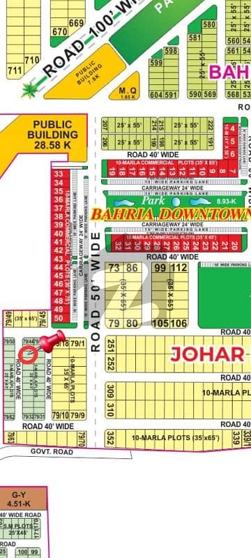 5 MARLA RESIDENTIAL PLOT WITH POSSESSION UTILITY CHARGES PAID IS AVAILABLE FOR SALE IN JOHAR BLOCK, SECTOR E, BAHRIA TOWN, LAHORE