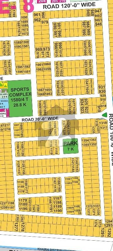 1 kanal Corner plot Block W phase 8 for Sale DHA Lahore