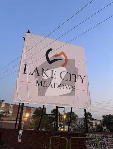 11 Marla Corner Plot For Sale in J Block Lake City Meadows Lahore