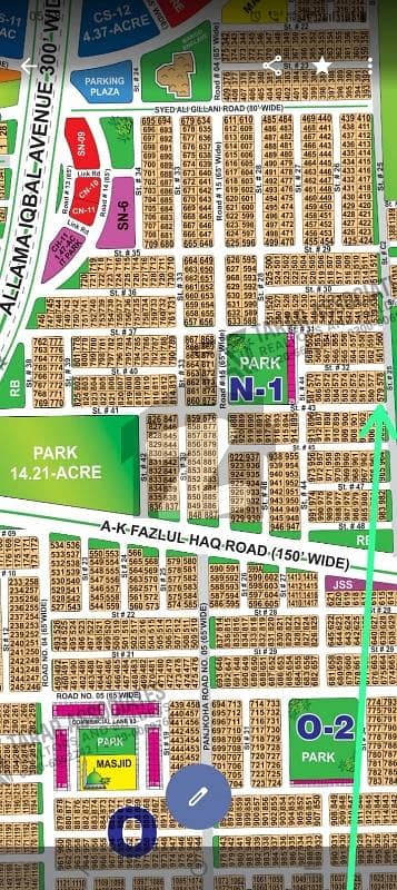 DHA Multan good location corner plot for sale