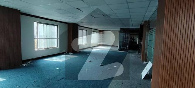 Gulberg prime. location decent semi furnished 9300 Sft office available on rent.