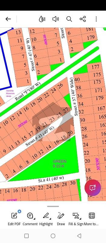 Solid plot in Block L Street 47 with 10 Marla extra land at the rear Direct meeting with the owner Near to Main Boulevard