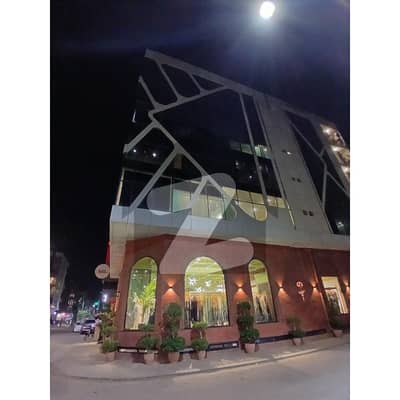 Semi Furnished 3 Side Corner Office At Bukhari Commercial