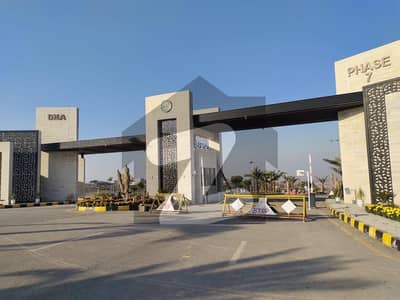 8 Marla ready for construction plot available for sale in Bougainvillea Sector, DHA Phase 7 Islamabad.