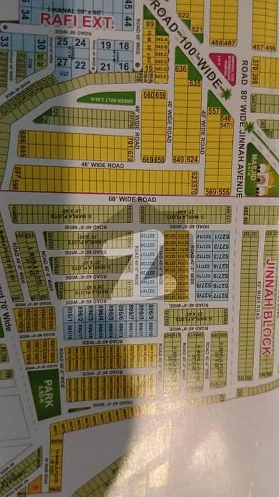 10 Marla Plot In Jinnah Prime Location For Sale Near to park