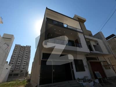 120 Sq Yards Brand New Stylish House For Sale Very Near To Main Gate In PS City 2