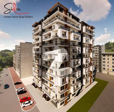 Luxury Brand New Apartment Available For Sale Having 3 Bed Rooms On EASY 42 Monthly Instalment