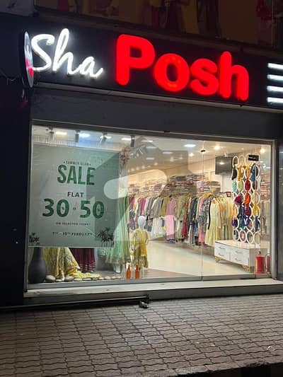 1700 sqft shop for sale with rental income of 2 lacs