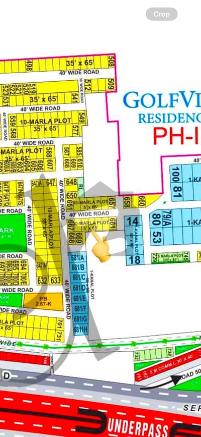 10 Marla Residential Plot For sale In Bahria Town