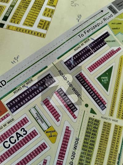 Main Defence Road Commercial Paid Plot For Sale