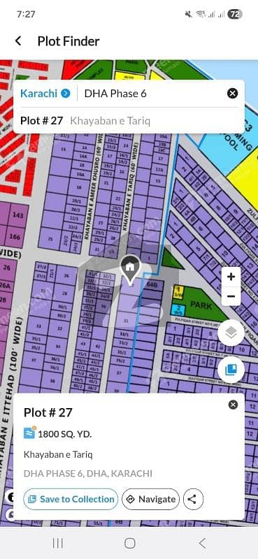 ڈی ایچ اے فیز 6 ڈی ایچ اے ڈیفینس,کراچی میں 1 کنال رہائشی پلاٹ 19.5 کروڑ میں برائے فروخت۔