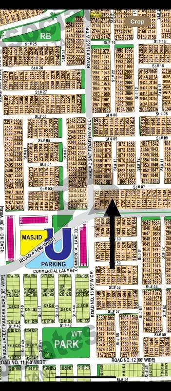 DHA Multan Sector U 1 Kanal Residential Plot Near To Park, Masjid And Commercial. Backside Of 80ft Road.