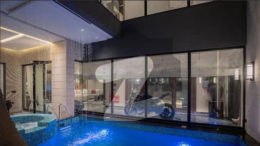 26 Marla Brand New Main Road House for Sale in DHA Phase 8 U Block | Basement + Swimming Pool