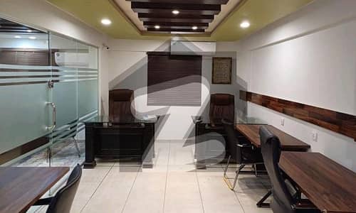 FURNISHED OFFICE FOR RENT PHASE 6 D H A 1000 SQUARE FEET MEZZANINE FLOOR