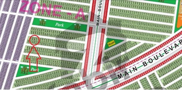5 Marla Plot File for Sale Plot #2060 Block A Zone A2 Al Kabir Orchard