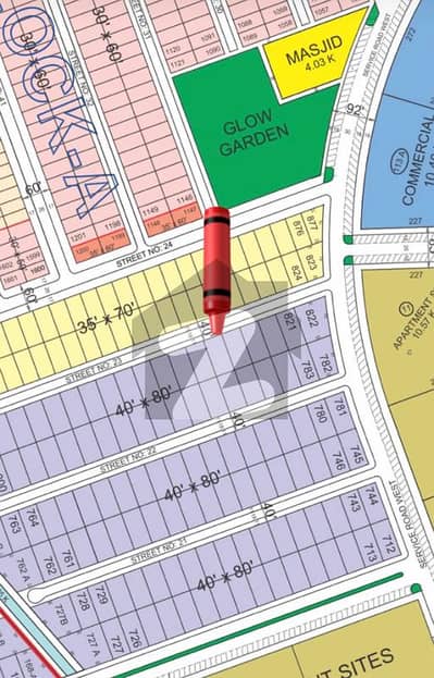14 MARLA IDEAL LOCATION PLOT FOR SALE A BLOCK FAISAL HILLS