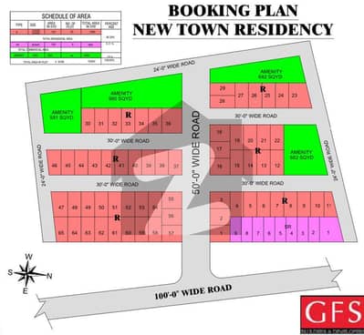 GFS New Town Residency Corner Plot for Sale on investor rate with 33% discount on paid amount